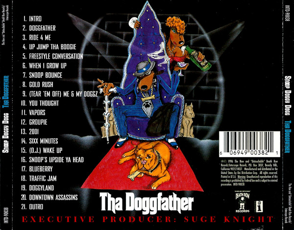 Tha Doggfather by Snoop Doggy Dogg (CD 1996 Death Row Records) in